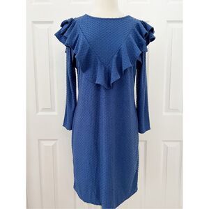 Lilly‎ Pulitzer Womens Oyster Bay Navy Cozy Knit Bay Pheby Dress Size Large NWT